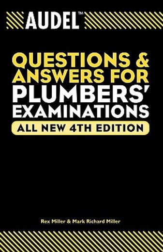 audel questions and answers for plumbers´ examinations