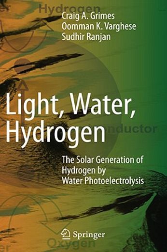 light, water, hydrogen,the solar generation of hydrogen by water photoelectrolysis
