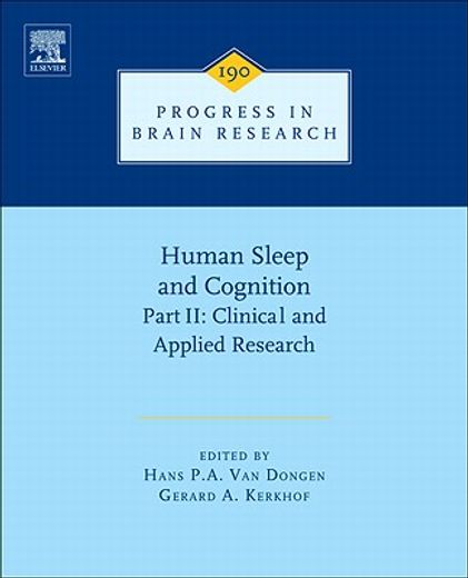 human sleep and cognition,clinical and applied research
