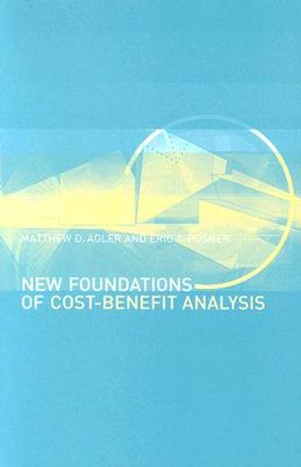 new foundations of cost-benefit analysis