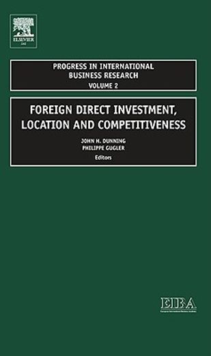 foreign direct investment, location and competitiveness