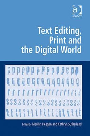 text editing, print and the digital world