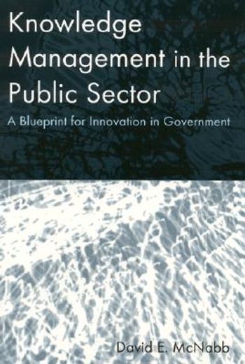 knowledge management in the public sector,a blueprint for innovation in government