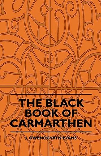 the black book of carmarthen