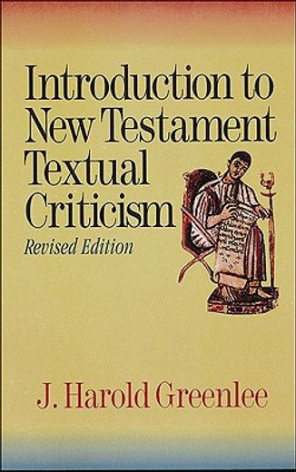 introduction to new testament textual criticism (en Inglés)
