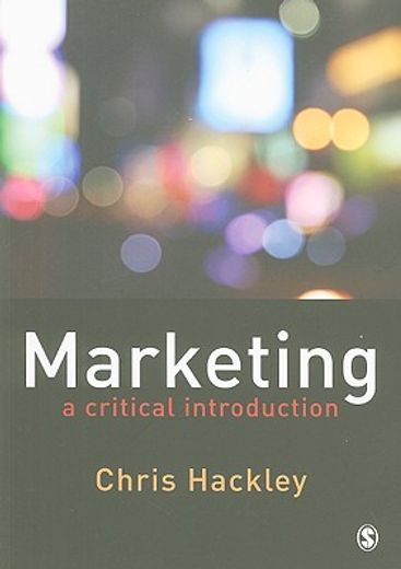 marketing,a critical introduction