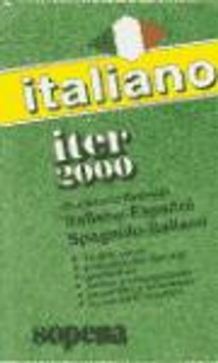 Diccionario Iter 2000 Italiano / Español - Español / Italiano