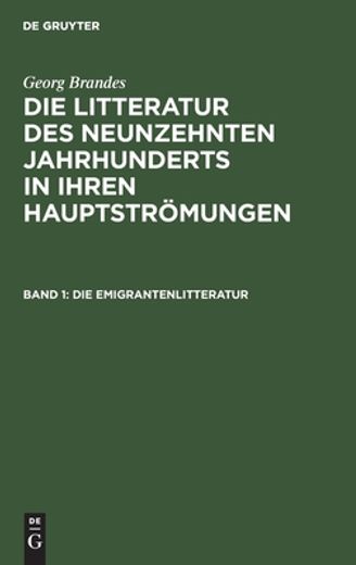 Die Emigrantenlitteratur (German Edition) [Hardcover ] (en Alemán)