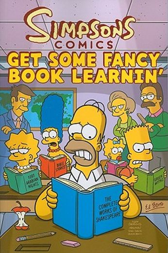 simpsons comics get some fancy book learnin´