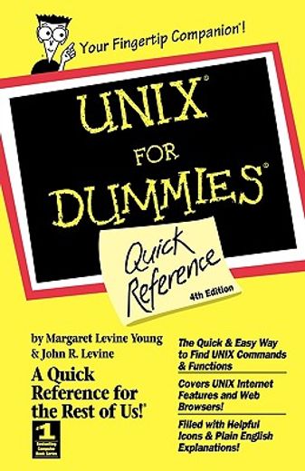 unix for dummies,quick reference (en Inglés)