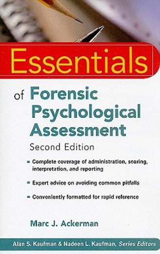 essentials of forensic psychological assessment (in English)