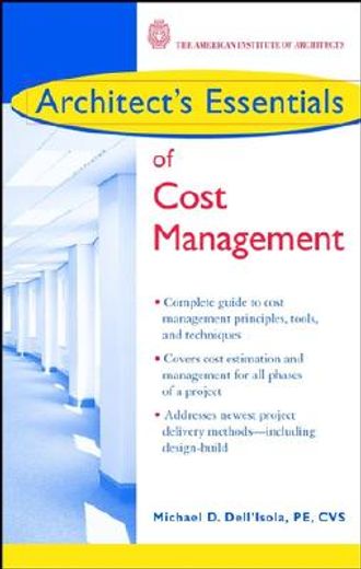 architect`s essentials of cost management