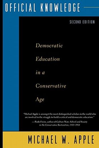 official knowledge,democratic education in a conservative age