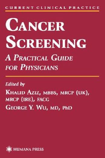 cancer screening (en Inglés)