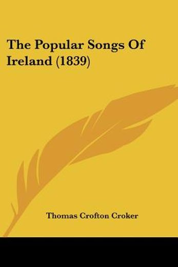the popular songs of ireland (1839)