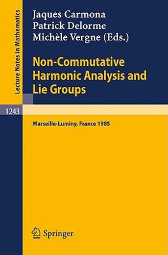 non-commutative harmonic analysis and lie groups (en Francés)