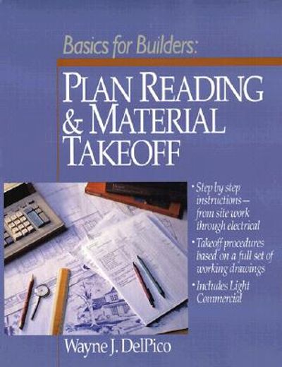 plan reading and material takeoff (in English)
