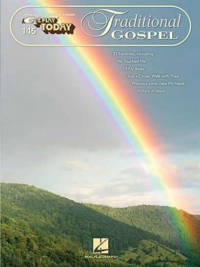 Traditional Gospel: E-Z Play Today Volume 145 (en Inglés)