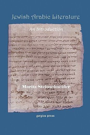 jewish arabic literature,an introduction