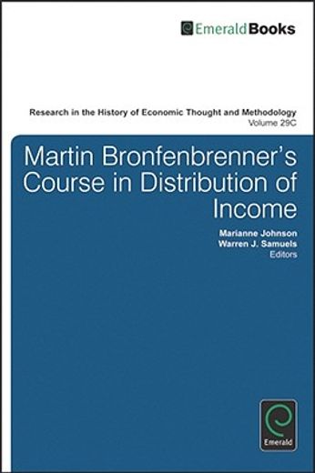 martin bronfenbrenner`s course in distribution of income