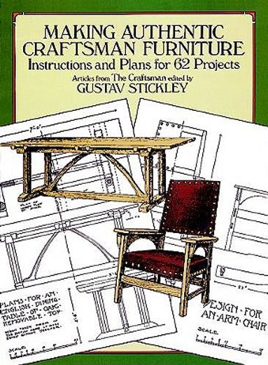 making authentic craftsman furniture: instructions and plans for 62 projects (en Inglés)