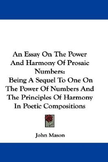 an essay on the power and harmony of pro