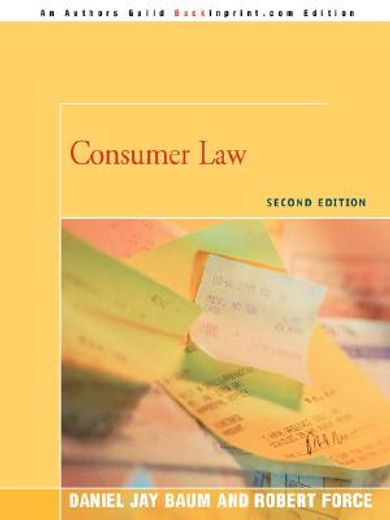 consumer law (en Inglés)