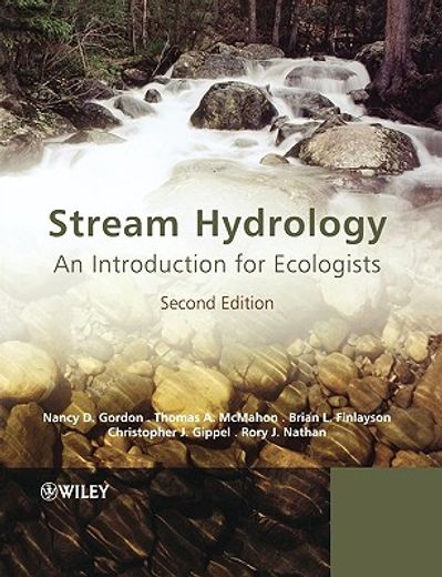 stream hydrology,an introduction for ecologists