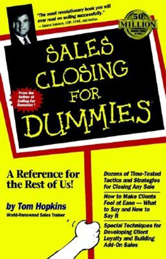 sales closing for dummies (en Inglés)