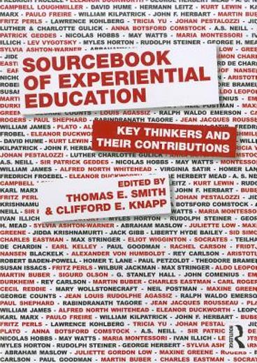 sourc of experiential education,key thinkers and their contributions