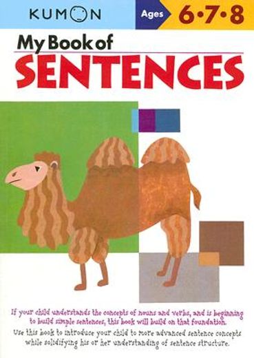 my book of sentences,ages 6, 7, 8
