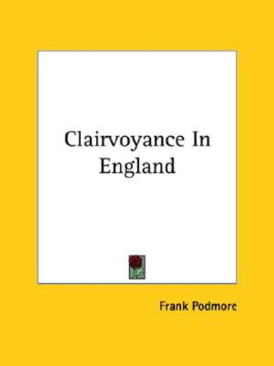 clairvoyance in england
