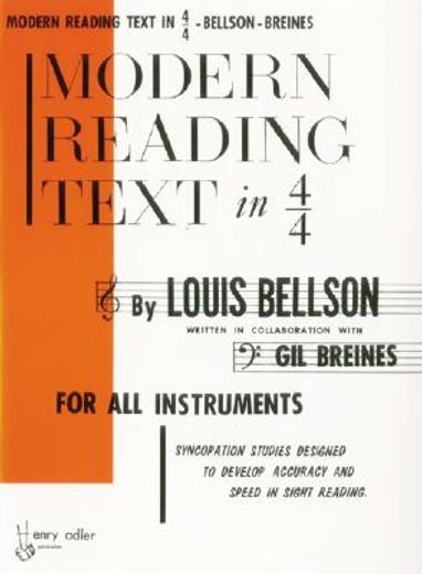 modern reading text in 4/4