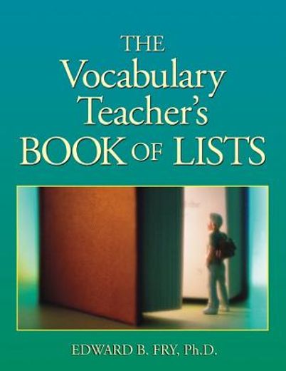 the vocabulary teacher´s book of lists (en Inglés)