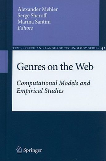 genres on the web,computational models and empirical studies