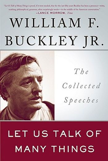 let us talk of many things,the collected speeches