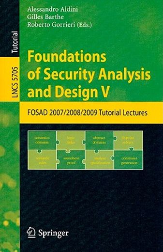 foundations of security analysis and design v,fosad 2007/2008/2009 tutorial lectures