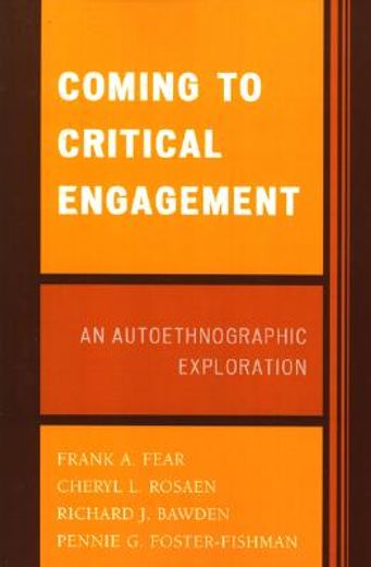 coming to critical engagement,an autoethnographic exploration