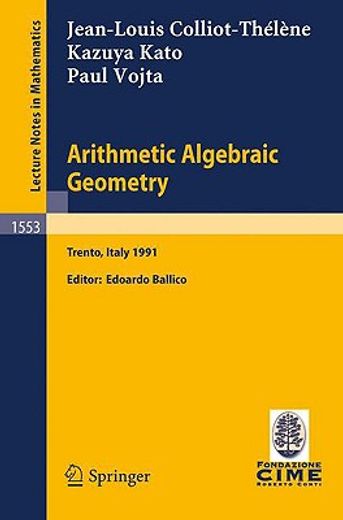 arithmetic algebraic geometry (en Inglés)