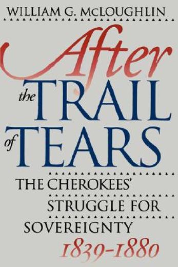 After the Trail of Tears: The Cherokees' Struggle for Sovereignty, 1839-1880 (in English)