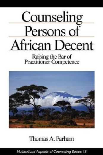 counseling persons of african descent,raising the bar of practitioner competence
