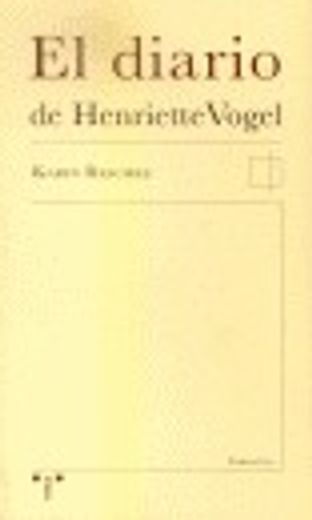 El diario de Henriette Vogel (Narrativa)