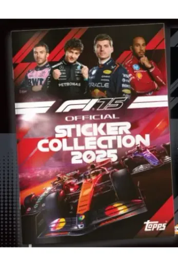 Álbum Oficial Formula 1 2025, Incluye Álbum + Set completo de 156 Stickers (en Inglés)
