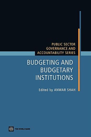 budgeting and budgetary institutions