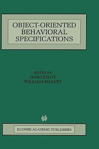 object-oriented behavioral specifications (en Inglés)