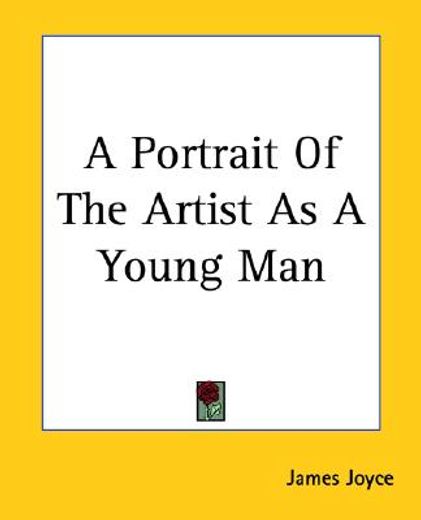 a portrait of the artist as a young man (in English)