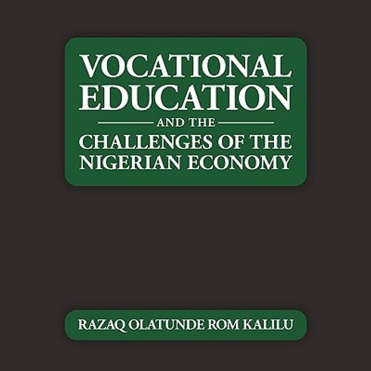 vocational education and the challenges of the nigerian economy