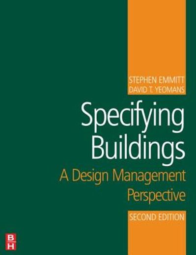 specifying buildings,a design management perspective