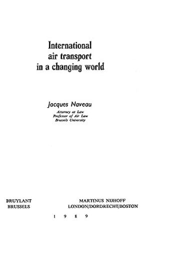 international air transport in a changing world