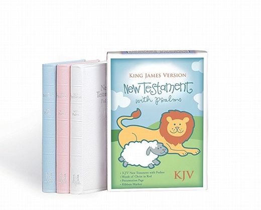 kjv babys nt with psalms blue (in English)